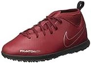 Nike Boys JR Phantom VSN Club DF TF Team Red/Blak-Mtlic SIL Football Shoes-4.5 UK (AO3294-606)