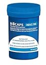 BICAPS MAG B6-60 Kapseln - Vegan - 187,5 mg Magnesium und 1,4 mg Vitamin B6-1,4 mg pro 2 Kapseln