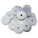 M4 Washers, M4 x 25mm Penny Washers, (Pack of 20) A2 304 Stainless Steel Washers, Flat Repair Washer, Large Metal Washers, Plain Round Chrome Washers for Screws & Bolts