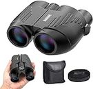 Binoculars 15x25 for Adults and Kids, High Power Easy Focus Binoculars with Low Light Vision, Compact Binoculars for Bird Watching and Travel