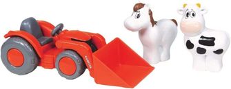 New-Ray Toys Kubota Lil’ Orange Farm Tractor and Animals Playset