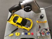 Super Streets XMods Vintage Yellow Acura NSX RC Car with Body Kit Works *READ*