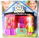 MINI DOLL HOUSE & FURNITURE TOY/NEW IN PACKAGE/FREE U.S. SHIPPING