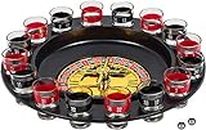 Serveuttam Drinking Roulette Game Set - Casino Games Roulette Set with 16 Drinking Glasses with Markings | Games for Adult (Roulette Set)