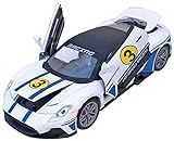 Toyshine 1:22 Sports Car Die Cast Scale Model Dsiplay Car with Opening Doors Music and Lights | Made of Metal Toy Vehicle for Kids, Adults, Collectors - White