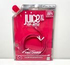 JUICE Lightning Cable Apple iPhone USB-C 2m Raspberry MFi-Certified Charger Lead
