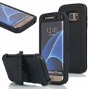 For Samsung Galaxy S7 Case Cover with Screen + Belt Clip Fits