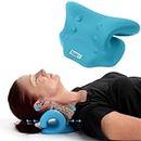 back - Neck Helper Traction Pillow for Pain Relief and Relaxer, Neck Hump and Posture Corrector, Chiropractic Neck Pillow for Pain Relief and Spine Alignment…