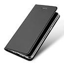 Helix Ultra Fit Flip Folio Leather Case Cover with [Kickstand] [Card Slot] [Magnetic Closure] Flip for iPhone 8 Plus 5.5" - Black