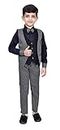 Zolario Boys Clothing Set 3 Piece Dress for Boys, Set of Coat, Pant & Shirt, Ideal for Wedding and Birthday. 11-12 Years Black