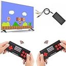 Sadhwanis ™Tv Video Game Set for Tv Gaming 2 Player Wireless Extreme Mini Game Box with Classic Inbuilt Game Like Super Mario Bros, Contra, Double Dragon 2, Duck Hunt, F1 Race Etc (Extreme Mini)