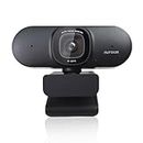 Nuroum V32-AF 4K 8MP Sony CMOS Webcam avec Autofocus, Double Micros Anti-Bruit/Auto-Framing, 1080P/60fps, 1440P/30fps Caméra PlugPplay pour Ordinateur Streaming/Vidéoconférence