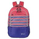 Gear Vibes 29 Ltrs Purple-Pink School Standard Backpack With 3 Compartments (Bkpvbes3C080, 22 Litre