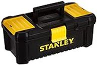 Stanley Stst1-75514 Caja De Herramientas - 2 Organizadores En La Tapa - Bandeja Para Herramientas - Bisagras De Plástico En La Tapa - Se Puede Cerrar Con Candado - Dimensiones 32 X 18,8 X 13,2 Cm