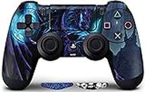Elton PS4 Controller Designer 3M Skin for Playstation 4, PS4 Slim, Ps4 Pro Dual Shock Remote Wireless Controller - Skin for One Controller Only + 2 Led bar Decal Free
