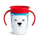 Munchkin Plastic Miracle 360 Wildlove Trainer Cup, 6 Oz, Polar Bear, 6 Ounce