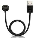 ONCRO® Black Replacement m i 5 band charger cable, 2 pin Magnetic band watch charger, Xia-om i Smart band USB adapter cable 45 cm (Charge only)
