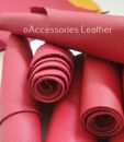 LARGE Size RED  & DARK RED high quality 100% GENUINE LEATHER * squares