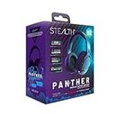 STEALTH PANTHER Black - Over Ear Gaming Headset PS4/PS5, XBOX, Switch, PC with Flexible Mic, 3.5mm Jack, 1.5m Cable, Lightweight, Comfortable and Durable