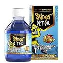 Stinger Detox Whole Body Cleanser Extra Strength Drink, Liquid – Blue Raspberry – 8 FL OZ - Ready to Drink