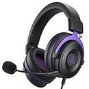 EKSA Gaming Headset, Wired Headphones with Microphone, 3D Stereo Sound Comfortable Fit, Plug-in HD Mic Gaming Headphones for PC PS4 PS5 Xbox One Computer Laptop Phone