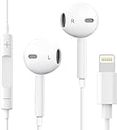 Wired Earbuds Lightening Earphone [Apple MFi Certified] Built-in Mic & Volume Control Compatible with Apple iPhone 14/13/12/11 Pro Max Xs/XR/X/7/8 Plus-All iOS [Direct Connector] [TRM-HF-106]