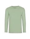 Trigema Women's Long-Sleeved Shirt, Green Tea, L