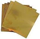 Generic Brass Sheet 1Mm X 200Mm X 200Mm Metalworking Brass Sheet Plate