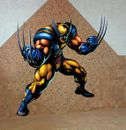 Calcomanía a todo color Wolverine, pegatina a todo color X-Men, calcomanía de pared cn 162