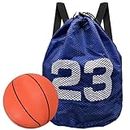 Feeytebi Basketball Carrying Bag, Basketball Backpack Drawstring Bags Ball Bag for Basketball Soccer Football Rugby Ball Basketball Gifts for Boys