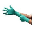 Ansell TouchNTuff Dispositif Latex Gloves -Gants Jetables en caoutchouc de Latex Naturel Cofortable - 100 gants - Vert - XS (6.5-7)