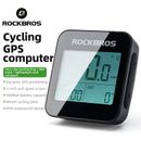 ROCKBROS GPS Bike Computer Waterproof Wireless Bicycle Cycling Speedometer LCD