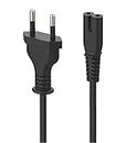 Darahs AC Power Cord Cable Compatible Playstation 4 (PS4) Slim/Playstation 5 (PS5) Game Console(Approx 1 Meter)
