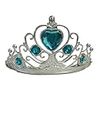 BookMyCostume Princess Silver Crown Headband Fancy Dress Costume Accessory for Girls Free Size