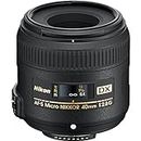 Nikon AF-S DX Micro 40mm F/2.8G Prime Lens for Nikon DSLR Camera - Black