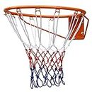 Rakon Basketball Folding Hoop, All-Weather net Wall Installation Basketball Hoop 18 "Basketball net, Indoor and Outdoor Hanging Basketball Goal Orange