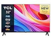 TCL 32SF540K 32-inch FHD Smart Television - HDR & HLG-Dolby Audio-DTS Virtual X/DTS-HD-Metal Bezel-less-Dual-band Wifi 5-with Fire OS 7 system