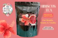 250g Dried Hibiscus- 100% Pure - Remarkable health and beauty benefits- Tea.