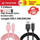 USB Fast Charging Charger Cable Cord Data For iPhone 13 12 11 Pro Max XR 8 iPad