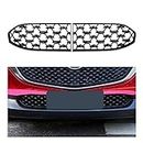 CDEFG CX30 Front Grill Mesh Inserts Trims Front Grille Guard for 2019 2020 2021 2022 2023 Mazda CX-30 Car Exterior Accessories ABS Material(2PCS) (300MM for CX30 Grilles)