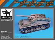 Black Dog 1/35 Hummel SdKfz 162 Accessories Set for Dragon kits