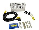 Flowbee Home Haircutting System with One Extra Oil Bottle - 10Pcs Plastic Spacers Kit Replacement Parts Head And Hose Power Supply Rubber and Plastic Vacuum Adapter - Only for Human