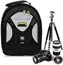 ALFASIYA® Waterproof DSLR Backpack for Video Digital SLR/DSLR Camera Bag Lens Accessories Carry Case for All Camera Bags & Others(Black)