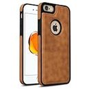 Pikkme iPhone 7/8 Back Cover | Flexible Pu Leather | Full Camera Protection | Raised Edges | Super Soft-Touch | Bumper Case for iPhone 7/8 (Brown)