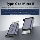 USB 3.1 Type C to Micro B USB 3.0 Adapter USB 3.1 C Female to USB 3.0 Micro B Male Adapter