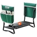 VEVOR Folding Garden Kneeler and Seat Heavy Duty, Widened 8" EVA Foam Pad, Portable Garden Stool with Tool Bags, Gardening Bench to Relieve Knee & Back Pain, Great Gifts for Seniors, Women, Parents