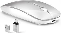 Wireless Mouse for Laptop, Bluetooth Mouse for MacBook Pro/Air/Mac/iPad/Chromeb