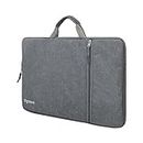 Dyazo 13.3 Inch Laptop Sleeve/Cover with Handle & Accessories Pocket Compatible for MacBook Air/Pro 14 / M1,HP Envy 13,Chromebook & Other Notebooks Laptops (Grey)