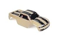 SummitLink Custom Body Sand Color Racing Stripes Compatible for 1/10 Scale RC Car or Truck (Truck not Included) ST-SS-01