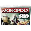 Monopoly: Star Wars Boba Fett Edition Board Game for Kids Ages 8+, Inspired by The Star Wars Movies and The Mandalorian TV Series